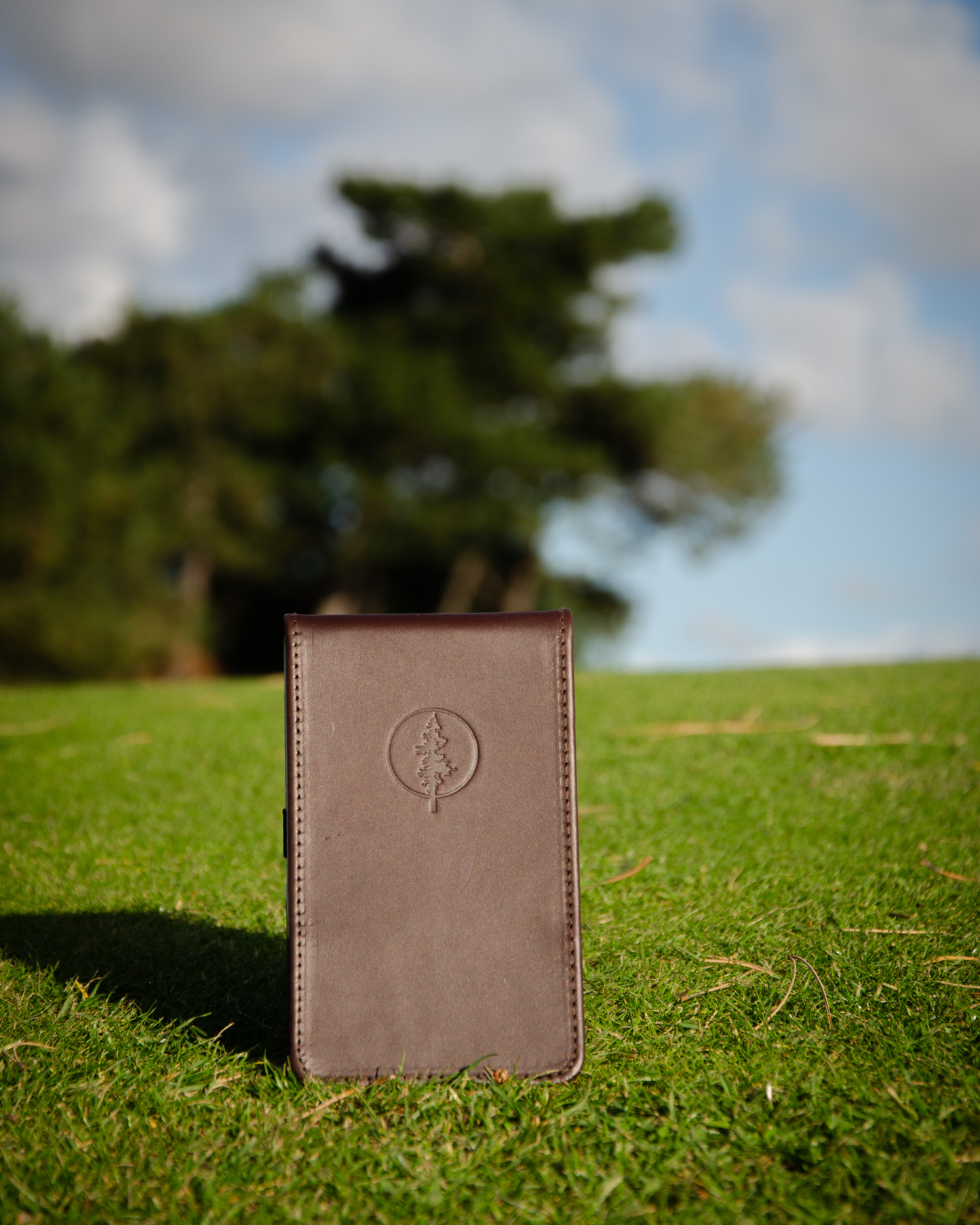 Yardage book cover (Coffee)