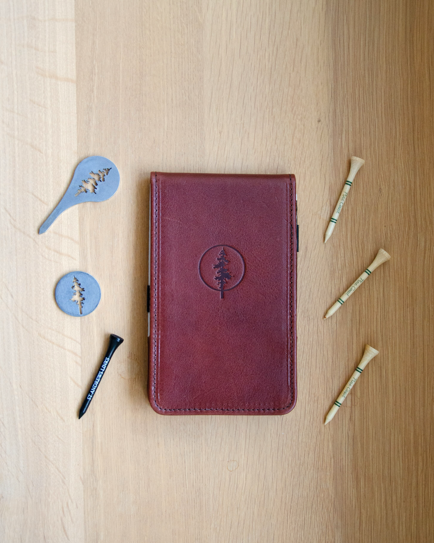 Yardage book cover (Papaya)