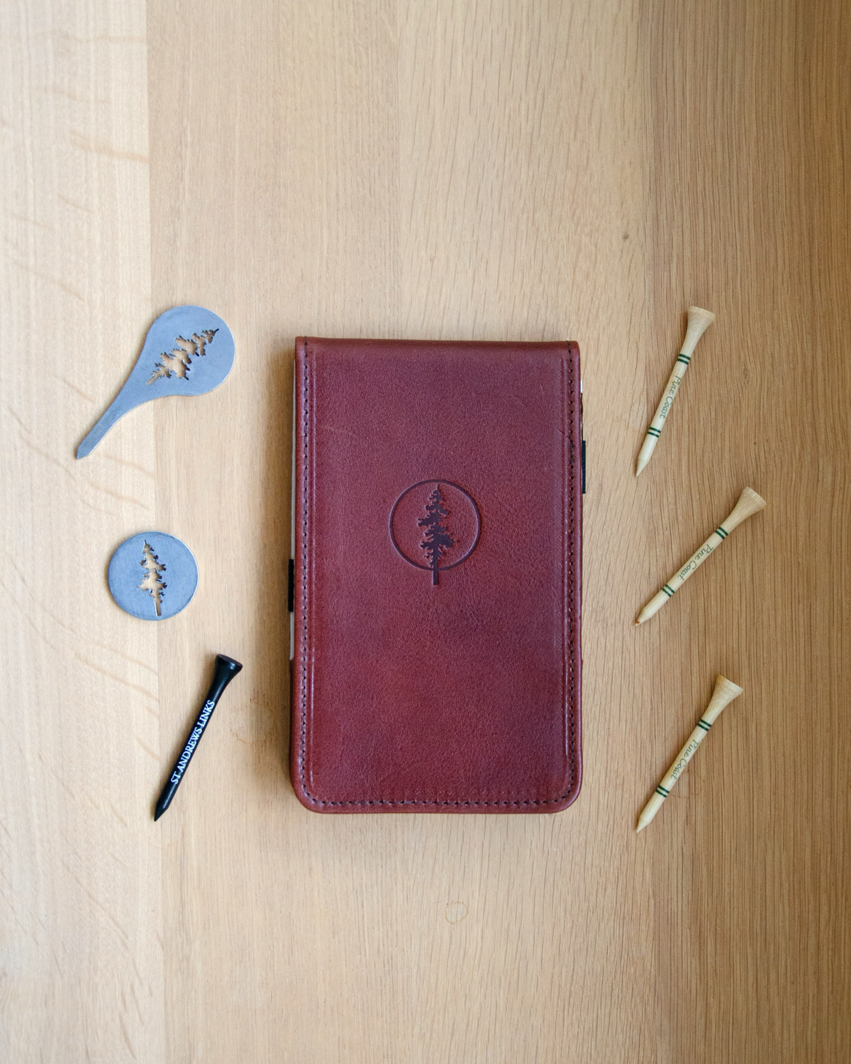 Yardage book cover (Papaya)