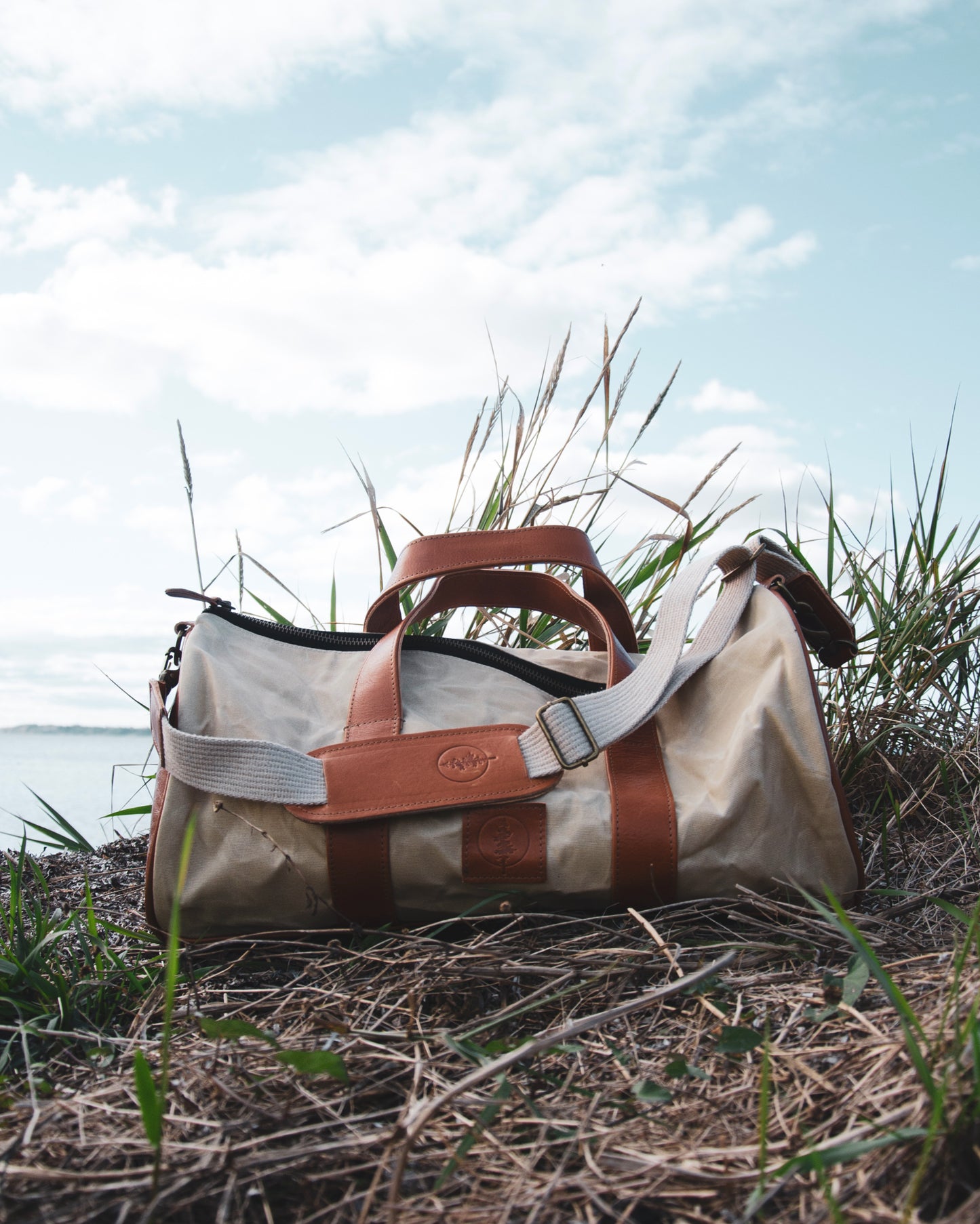 The Beach Leather Duffel Bag
