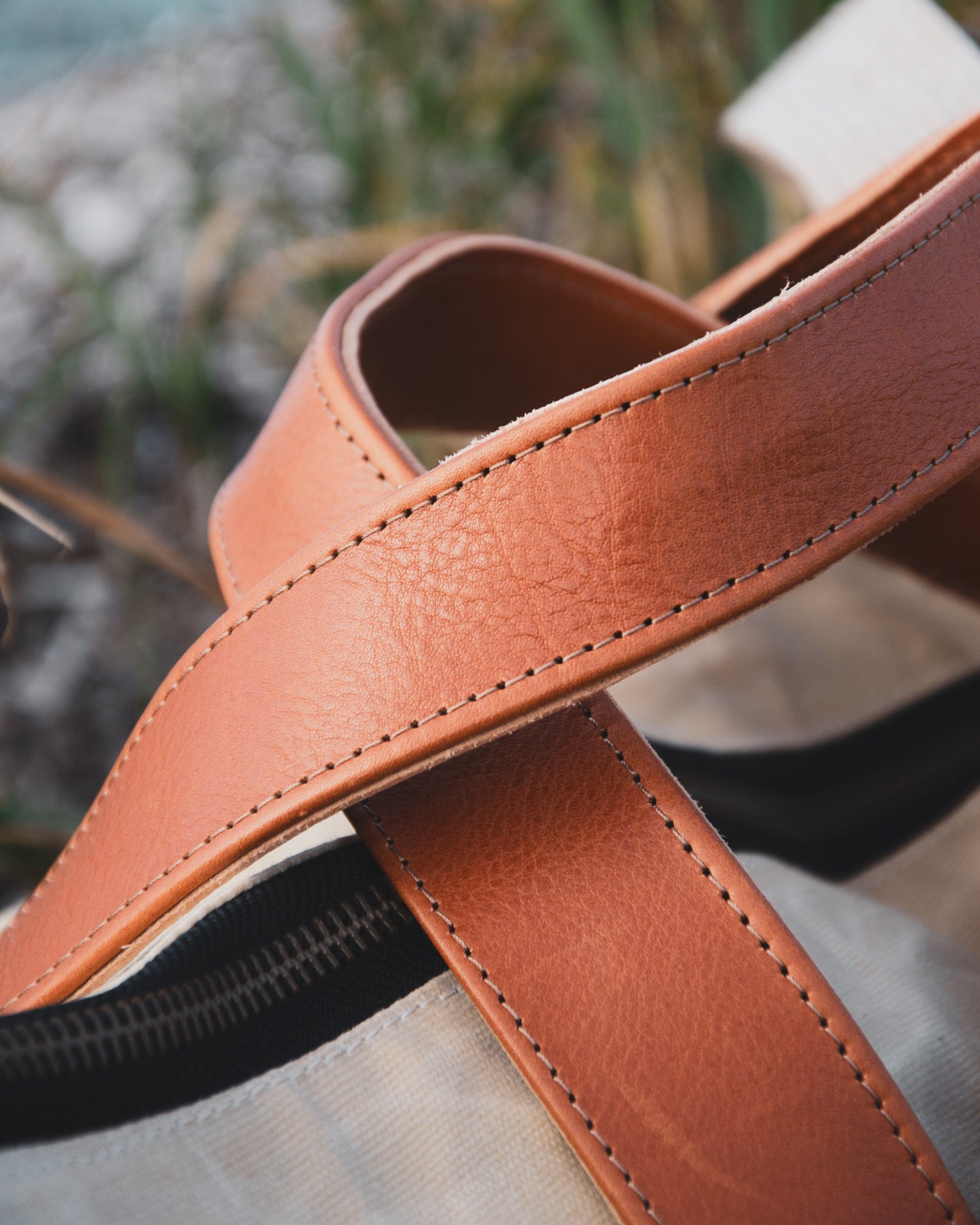 The Beach Leather Duffel Bag