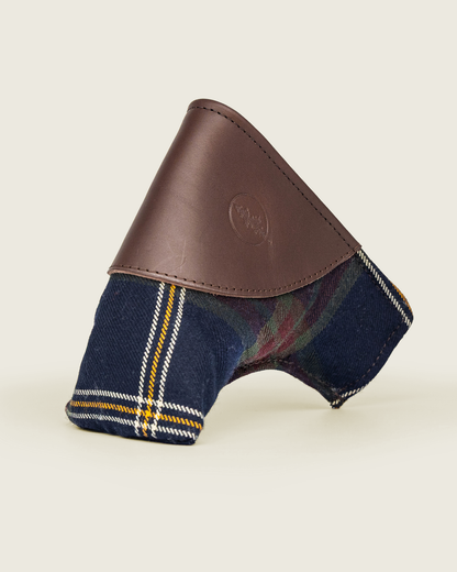 Blade Putter Cover (Tartan Coffee)