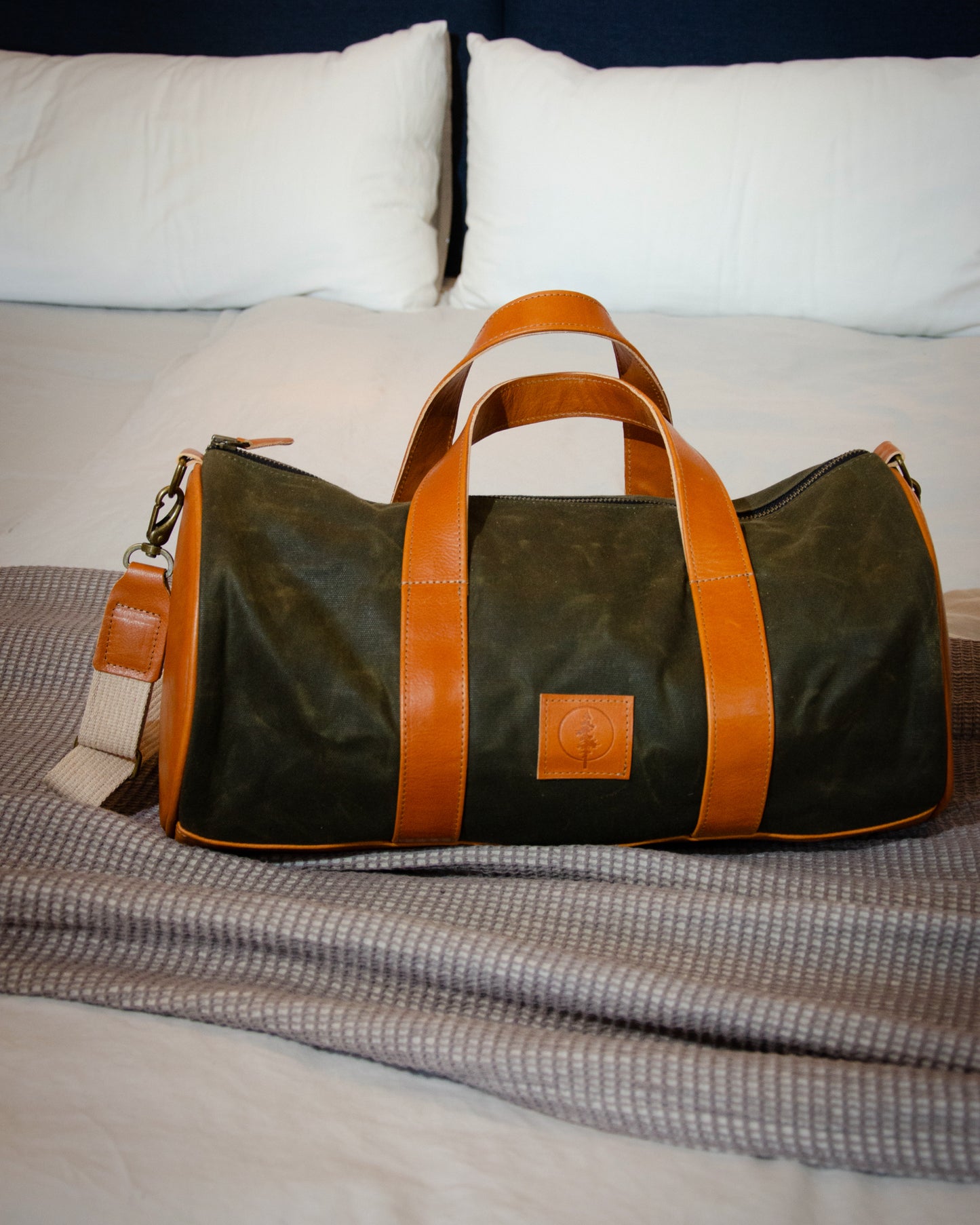 The Pine Leather Duffel Bag