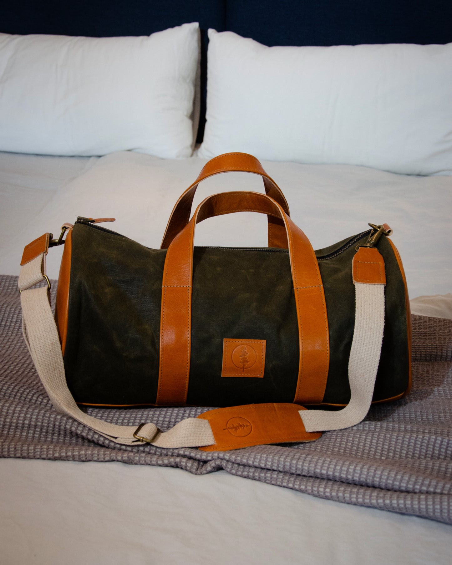 The Pine Leather Duffel Bag