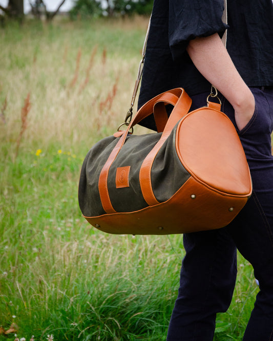 The Pine Leather Duffel Bag